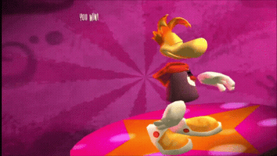 Cartoon Character Saying You Win Purple GIF