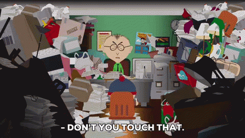 Cartoon Character Says Don't You Touch That GIF