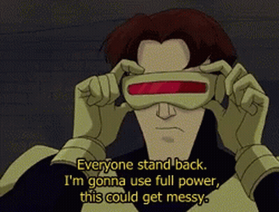 Cartoon Character Says Everyone Stand Back GIF