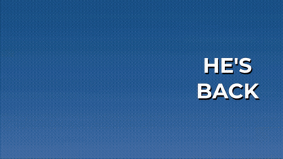 Cartoon Character Says He's Back GIF