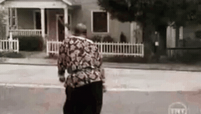 Cartoon Character Says Hi Mimi In Front Of Red Box GIF