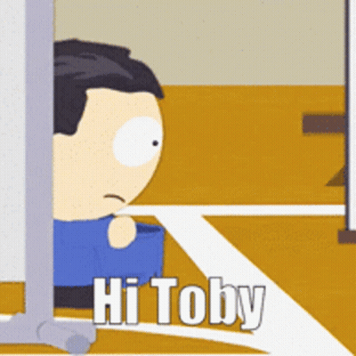 Cartoon Character Says Hi Toby GIF