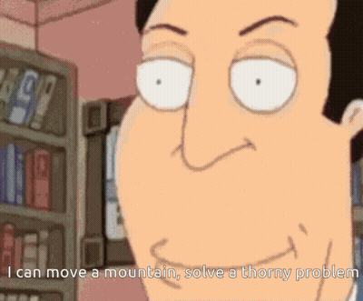 Cartoon Character Says I Can Move Mountain Solve Horny Problem GIF