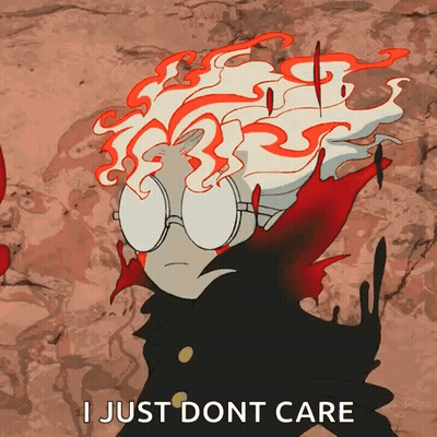 Cartoon Character Says I Just Dont Care GIF