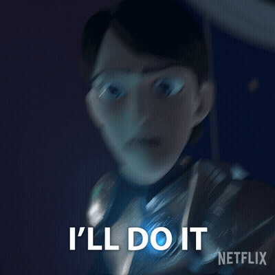 Cartoon Character Says I'll Do It Netflix GIF