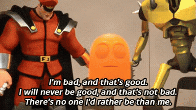 Cartoon Character Says I'm Bad And That Is Good GIF