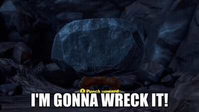 Cartoon Character Says I'm Gonna Wreck It GIF