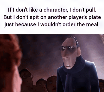 Cartoon Character Says If I Don't Like A Character I Don't Pull GIF