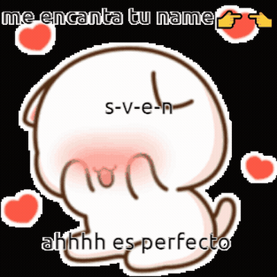 Cartoon Character Says Me Encanta Tu Name GIF