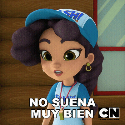 Cartoon Character Says No Suena Muy Bien GIF