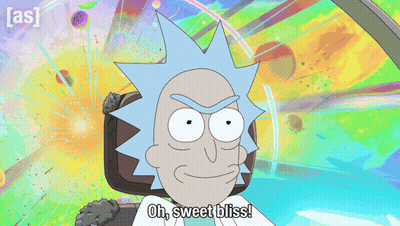 Cartoon Character Says Oh Sweet Bliss GIF