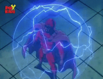 Cartoon Character Says Please Do Not Make Me Let You Down In Front Of Lightning GIF