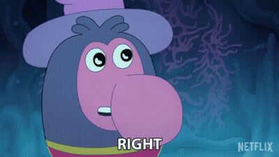 Cartoon Character Says Right Netflix Ad GIF
