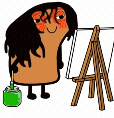 Cartoon Character Says Sit Boy Beside Girl