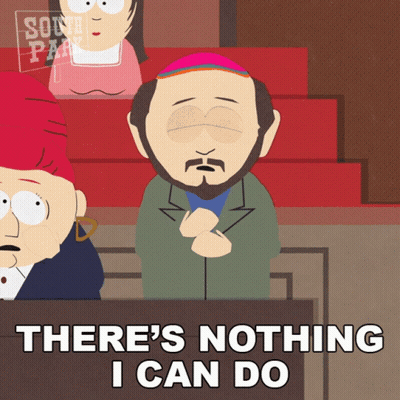 Cartoon Character Says There's Nothing I Can Do GIF