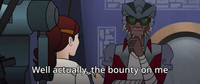Cartoon Character Says Well Actually The Bounty On Me GIF