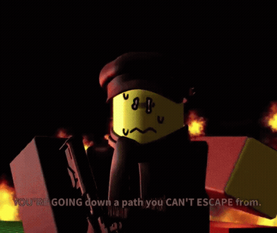 Cartoon Character Says You're Going Down A Path You Can't Escape From GIF