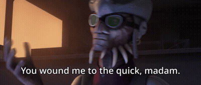 Cartoon Character Says You Wound Me To The Quick GIF