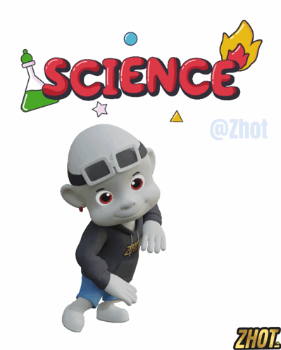Cartoon Character Science GIF