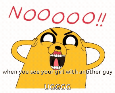 Cartoon Character Screaming Nooooo GIF