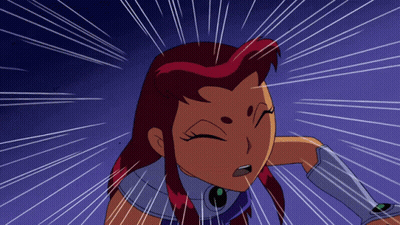 Cartoon Character Screaming Red Hair Green Eyes GIF