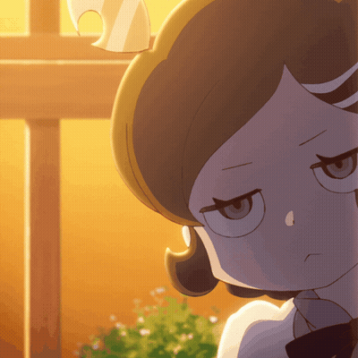 Cartoon Character Serious Close Up GIF