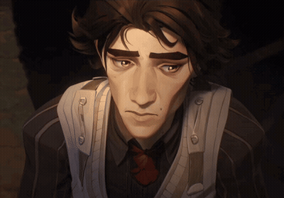 Cartoon Character Serious Look GIF