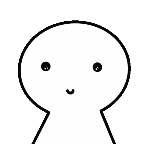 Cartoon Character Showing Middle Finger Sticker