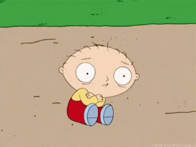 Cartoon Character Sitting Crossed Arms Making Face GIF