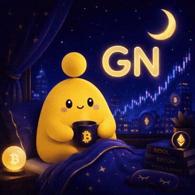 Cartoon Character Sitting In Bed With Coffee And GN GIF