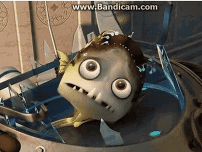 Cartoon Character Sitting In Car GIF