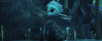 Cartoon Character Sitting In Cave GIF