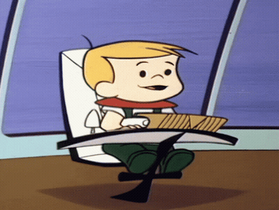 Cartoon Character Sitting In Chair GIF