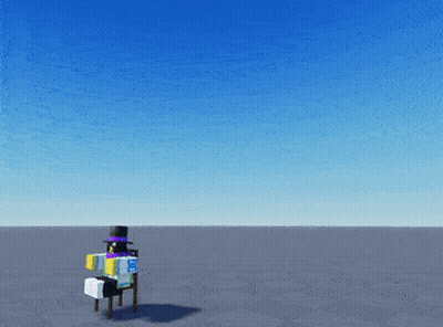 Cartoon Character Sitting In Chair With Hat GIF