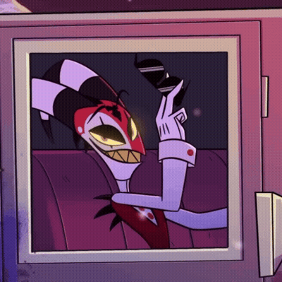 Cartoon Character Sitting On Couch GIF