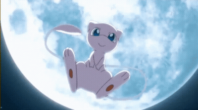 Cartoon Character Sitting On Full Moon GIF