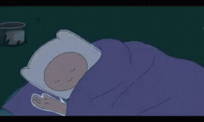 Cartoon Character Sleeping Under Blanket
