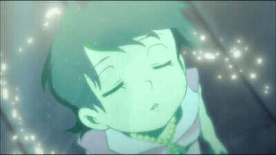 Cartoon Character Sleeping With Necklace GIF