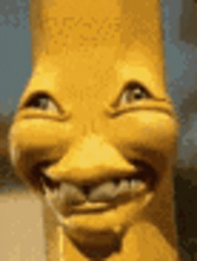 Cartoon Character Smiling Close Up GIF