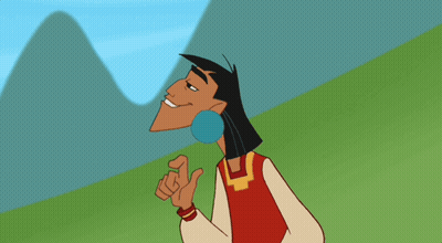 Cartoon Character Smiling In Red Shirt GIF