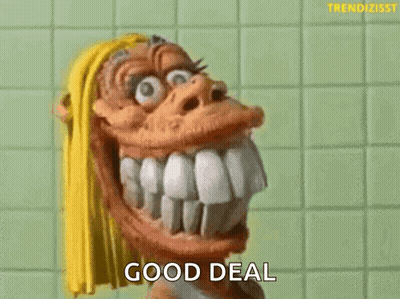 Cartoon Character Smiling Saying Good Deal GIF