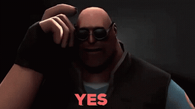 Cartoon Character Smiling With Sunglasses Saying Yes GIF