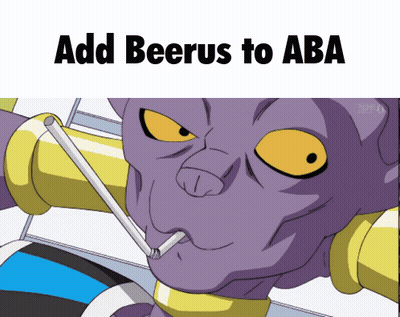 Cartoon Character Smoking Cigarette Add Beerus To Aba GIF