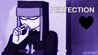 Cartoon Character Smoking With Perfection GIF