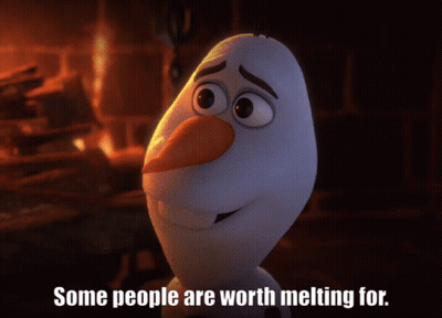Cartoon Character Some People Are Worth Melting For