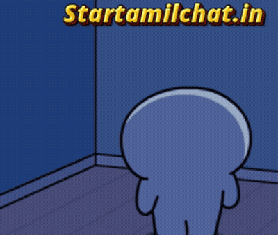 Cartoon Character Standing In Dark Room Startamilchat.in GIF