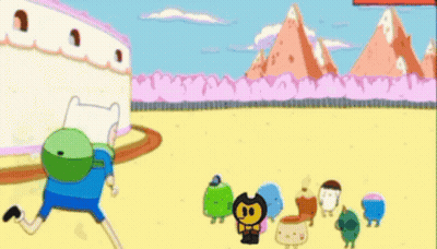 Cartoon Character Standing In Front Of Boat Number 3 GIF