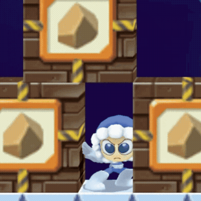 Cartoon Character Standing In Front Of Brick Wall GIF
