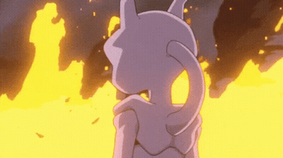 Cartoon Character Standing In Front Of Fire Looking Up GIF