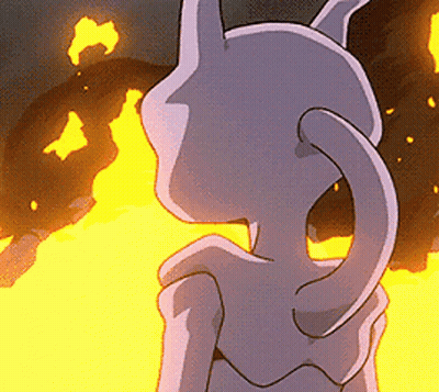 Cartoon Character Standing In Front Of Fire GIF